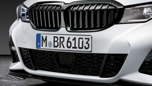 BMW 3 Series Sedan, M Performance kidney grille black high-gloss BMW 3 Series Sedan, M Performance kidney grille black high-gloss