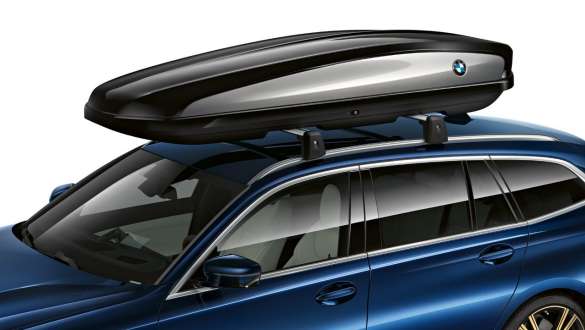 BMW Roof Box 520 black/titanium silver BMW 3 Series Touring LCI G21 BMW roof box 520 black/titanium silver