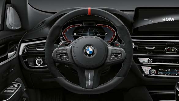 M Performance steering wheel BMW 6 Series Gran Turismo G32 2020 M Performance steering wheel BMW 6 Series Gran Turismo G32 2020 close up