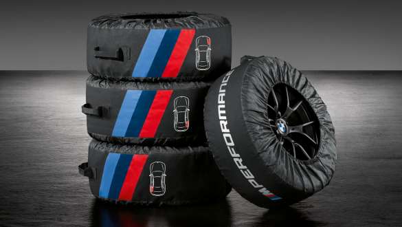 M Performance tyre bags BMW 6 Series Gran Turismo G32 2020 M Performance tyre bags BMW 6 Series Gran Turismo G32 2020 close up