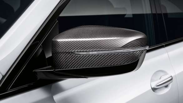 M Performance exterior mirror cap in carbon fiber BMW 6 Series Gran Turismo G32 2020 M Performance exterior mirror cap in carbon fiber BMW 6 Series Gran Turismo G32 2020 close up