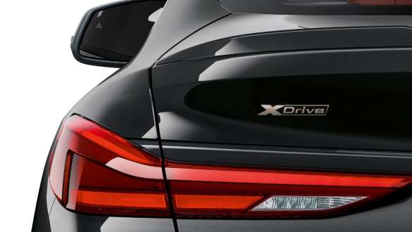 BMW M235i Gran Coupé mit xDrive Intelligent all-wheel drive xDrive BMW M235i Gran Coupé F44 close-up rear