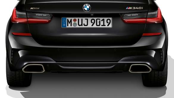 Exclusive tailpipe trims BMW M340i xDrive Touring, Exclusive tailpipe trims