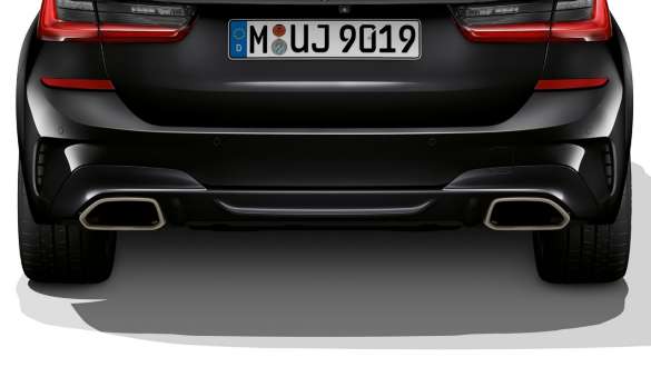 BMW M340i xDrive Touring (G21), Exclusive tailpipe trims BMW M340i xDrive Touring (G21), Exclusive tailpipe trims