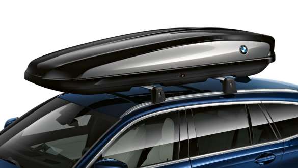 BMW Roof Box 520 black/titanium silver BMW M340i xDrive and M340d xDrive Touring G21 BMW roof box 520 black/titanium silver