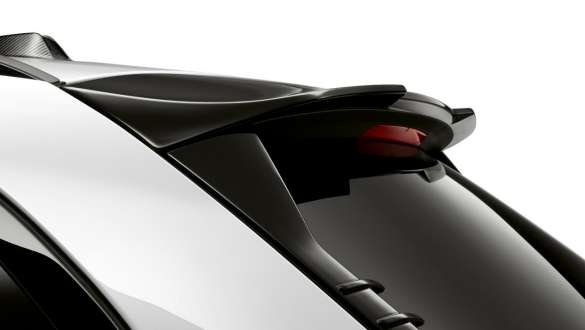 M Performance roof spoiler black high-gloss. BMW M340i xDrive and M340d xDrive Touring G21 M Performance roof spoiler black high-gloss