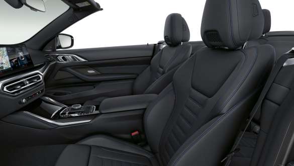 Sport seats BMW M440i xDrive Convertible G23 2020 Sport seats BMW M440i xDrive Convertible G23 2020 interior close up