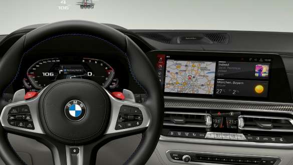 BMW X5 M Automobiles with BMW Live Cockpit Professional BMW Live Cockpit Professional BMW X5 M Automobiles F95 interior