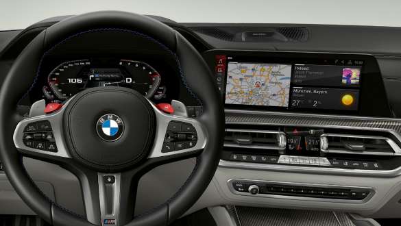 M specific instrument cluster in the BMW X5 M Competition M specific instrument cluster BMW X5 M Competition F95 cockpit