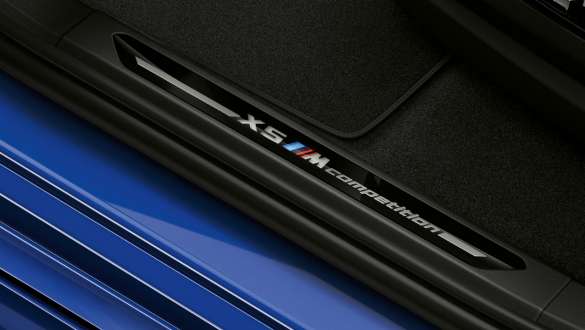 Door sill finishers with “X5 M Competition” designation in the BMW X5 M Competition Door sill finishers with “X5 M Competition” designation BMW X5 M Competition F95 exterior