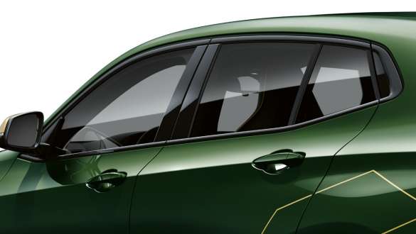 Window Graphic Close-up BMW X2 F39 Sanremo Green metallic Window Graphic Close-up BMW X2 F39 Sanremo Green metallic