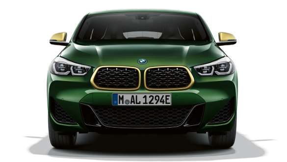 Front view BMW X2 F39 Front view BMW X2 F39 Sanremo Green metallic