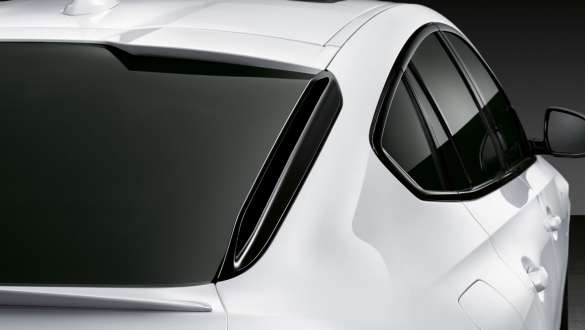 M Performance rear fins in Black high-gloss BMW X6 G06 2019 M Performance rear fins in Black high-gloss BMW X6 G06 2019