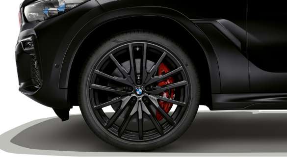 22'' M light alloy wheel 742 M double-spoke in Orbit Grey matt BMW X6 Edition Black Vermilion G06 2021 22'' M light alloy wheel 742 M double-spoke in Orbit Grey matt BMW X6 Edition Black Vermilion G06 2021