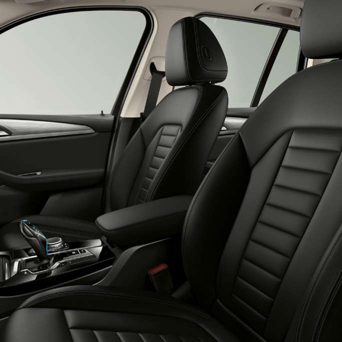 BMW iX3 G08 Model “Inspiring” sport seats in leather 'Vernasca' Mocha BMW iX3 G08 2020 Model “Inspiring” sport seats for driver and front passenger in leather 'Vernasca' Mocha interior