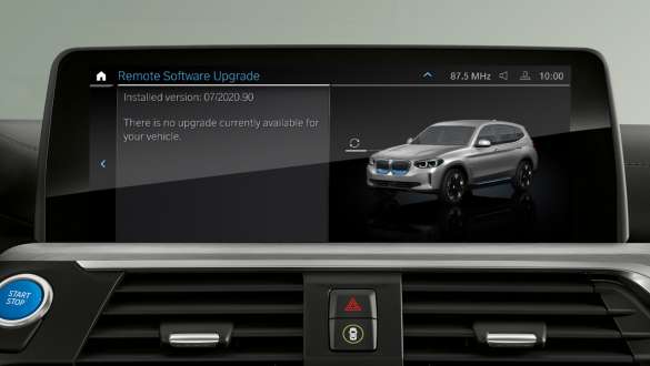 Remote Software Upgrade BMW iX3 G08 Remote Software Upgrade BMW iX3 G08 2020 Control Display interior