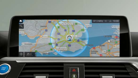 Connected Charging Services BMW iX3 G08 Connected Charging Services BMW iX3 G08 2020 Control Display interior