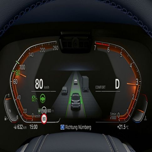 Driving Assitant Plus & Parking Assistant Plus Driving Assistant Plus & Parking Assistant Plus: close-up of the instrument panel