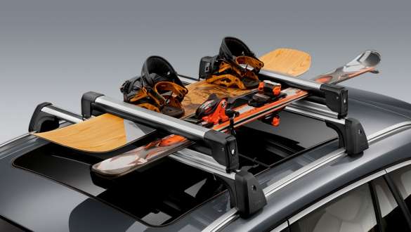 BMW Ski and Snowboard Holder, extendable at the side BMW Autumn Winter Accessories BMW Ski and Snowboard Holder, extendable at the side