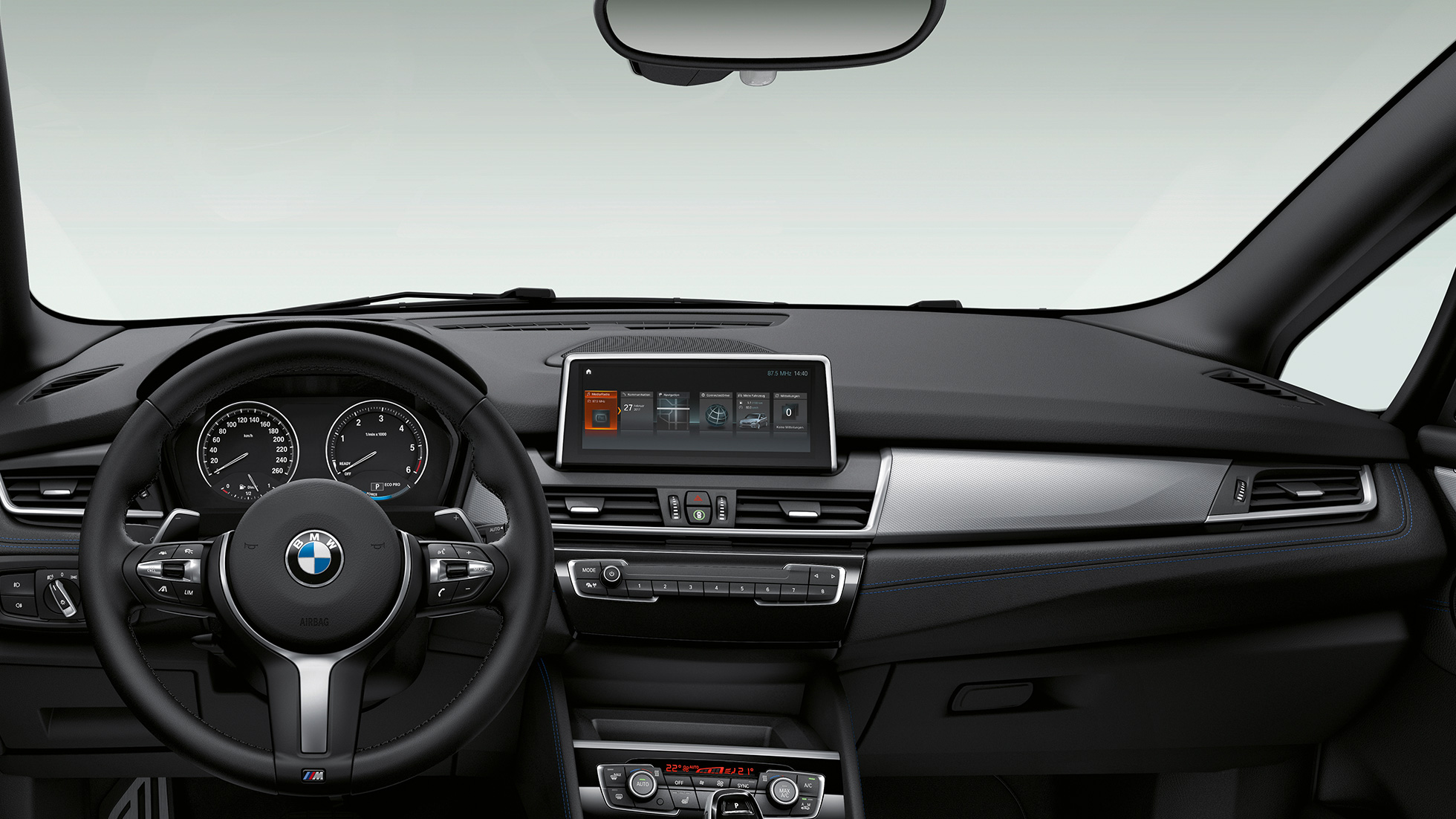 Cockpit BMW 2 Series Gran Tourer Model M Sport Cockpit BMW 2 Series Gran Tourer 220d xDrive Model M Sport F46 2018 interior