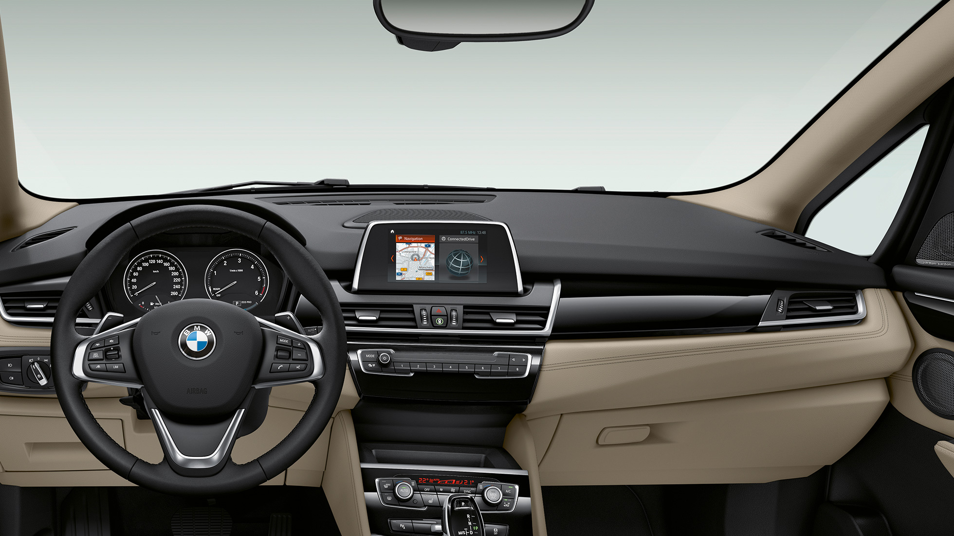 Cockpit BMW 2 Series Gran Tourer 220d Model Sport Line F46 2018 interior