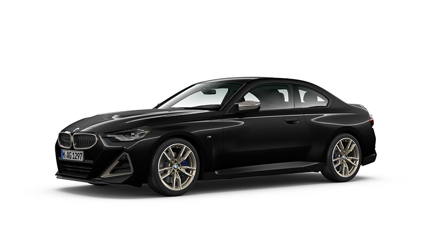 BMW 2 Series BMW 2 Series Coupé M Automobile G42 MP three-quarter side view BMW 2 Series BMW 2 Series Coupé M Automobile G42 MP three-quarter side view