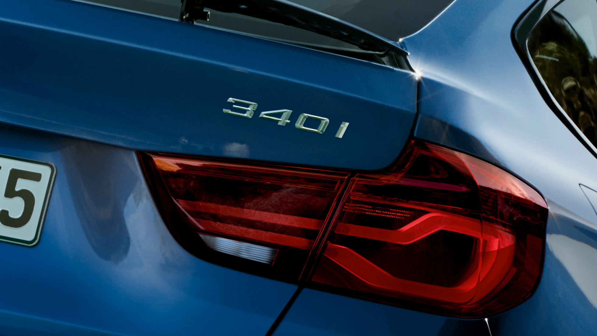 BMW 3 Series Gran Turismo, model name at the rear BMW 3 Series Gran Turismo, model name at the rear