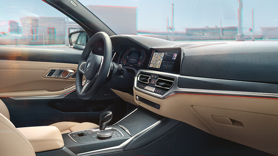 BMW 3 Series Touring (G21), front seat and Cockpit from passengers’ seat BMW 3 Series Touring (G21), front seat and Cockpit from passengers’ seat