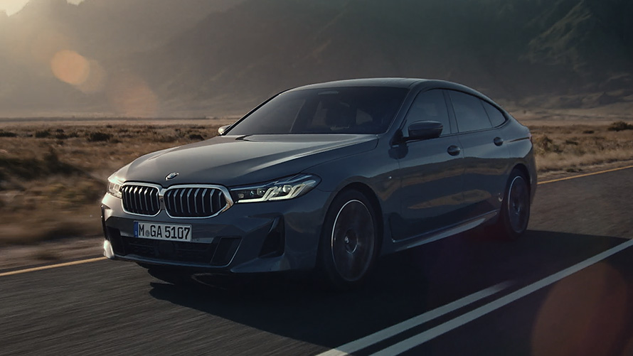 Exterior BMW 6 Series Gran Turismo G32 2020 BMW 6 Series Gran Turismo 640i xDrive G32 2020 Bernina Grey bird’s eye view