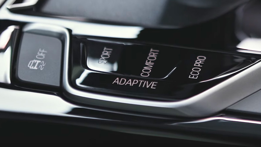 BMW plug-in hybrid eDrive modes BMW plug-in hybrid eDrive modes close-up