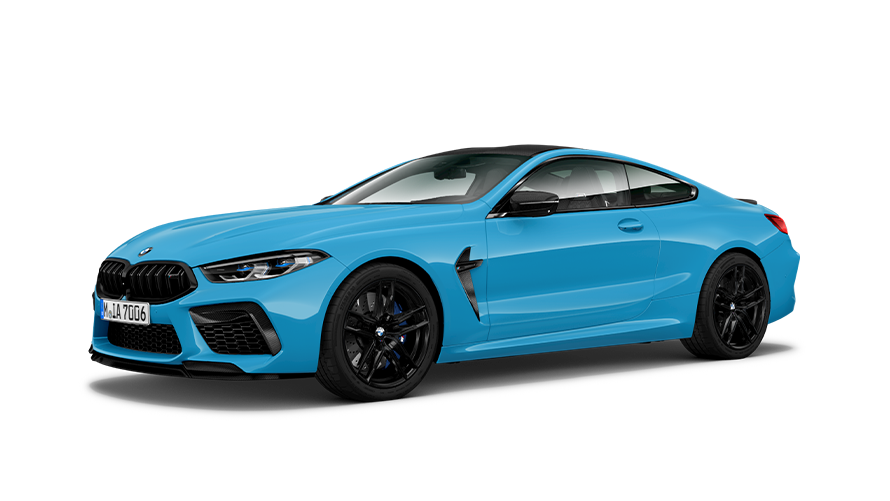 BMW M Series BMW M8 Coupé F92 three-quarter side view BMW M Series BMW M8 Coupé F92 three-quarter side view