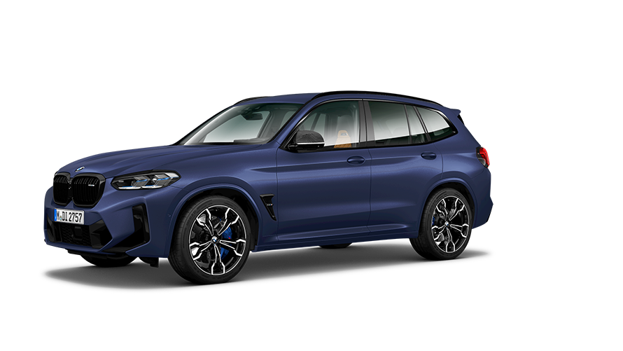 BMW M Series BMW X3 M F97 three-quarter side view BMW M Series BMW X3 M F97 three-quarter side view