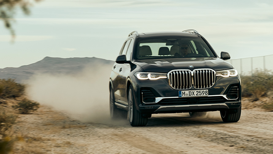Driving comfort BMW X7 G07 2019 close-up Driving comfort BMW X7 G07 2019 close-up