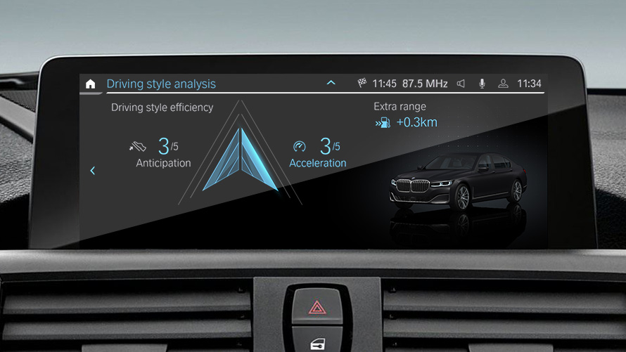 Driving style analysis BMW EfficientDynamics Driving style analysis