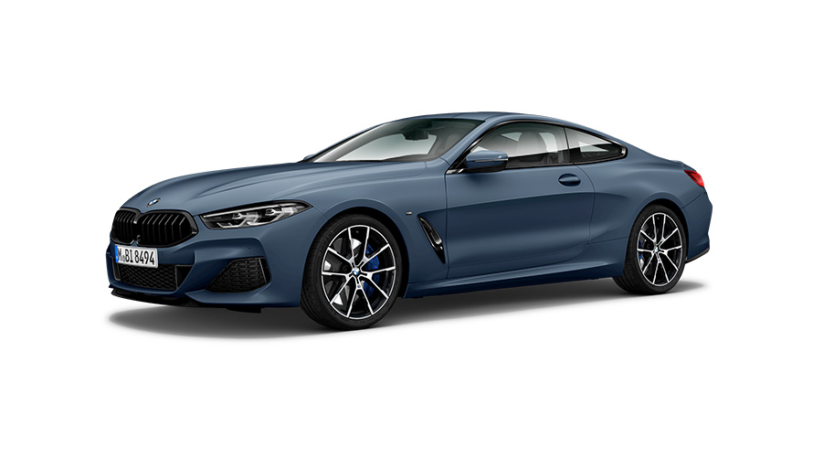 BMW M850i xDrive Coupé GXX 2020 three-quarter side view BMW M850i xDrive Coupé GXX 2020 three-quarter side view