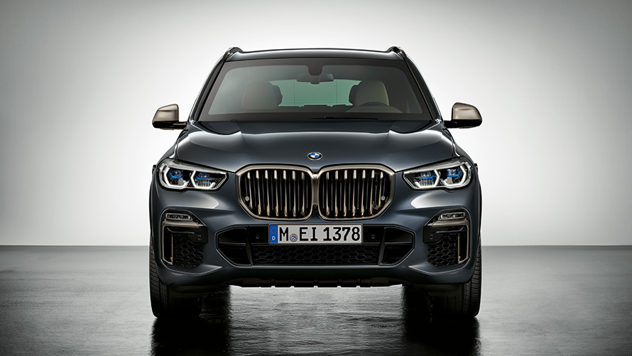 BMW Protection Vehicles discretion and anonymity of security measures front view BMW Protection Vehicles discretion and anonymity of security measures front view