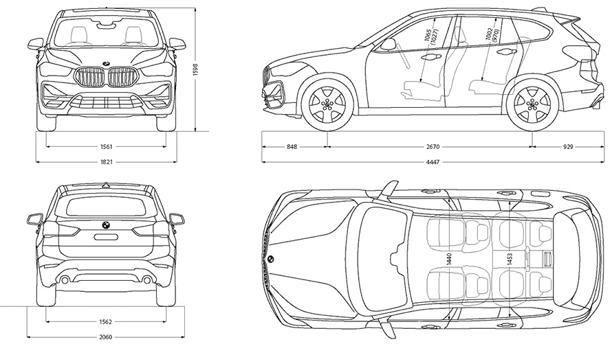 BMW X1 (F48) Engines & technical data